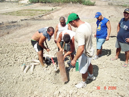 B5 Preparing the ground