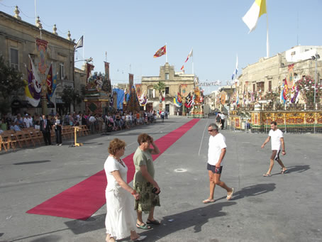 A1 Victory Square ready for the celebration