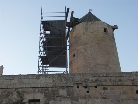 A1 Ta Kola Windmill (undergoing repairs)