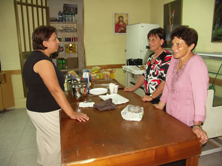 G7 Caterers wait to go into action