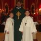 F3 Rector with new altar boys