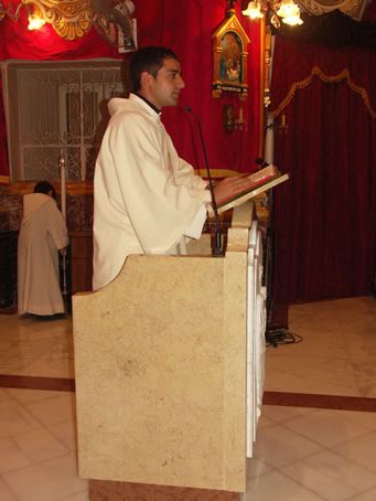 A9 Rev Deacon Anthony Bajada delivering the homily