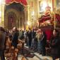 J2 congregation in front of the Chapel of the Crucifixion