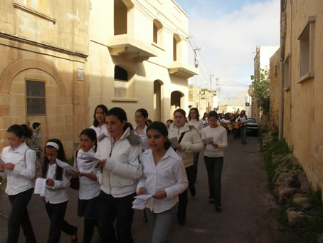 A2 Choristers in Triq Bullara