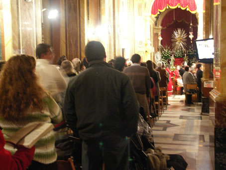 C3 Congregataion in left hand aisle