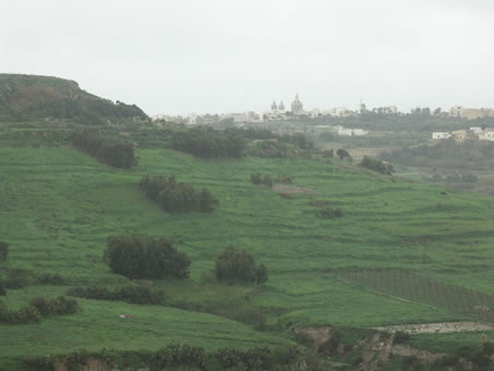 A3 Nuffara Hill and Xaghra in background