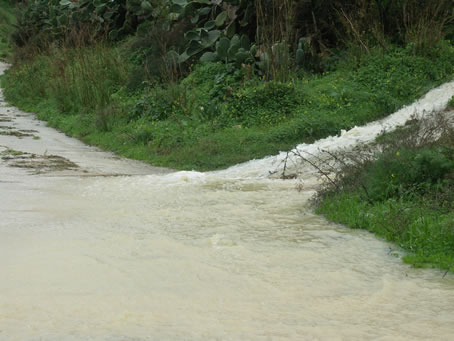 A5 Flooded road