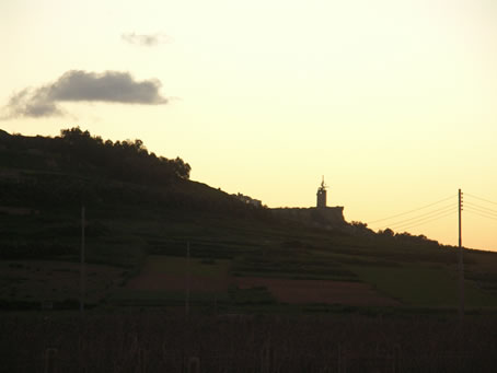 B2 Nadur Tower in background