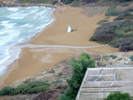 13 The flood waters dividing the Bay