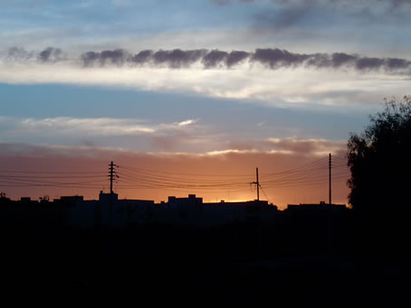 sunset from Calypso