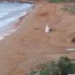 Wave marks around Statue at ramla