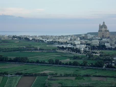 A6 Xewkija Church dominates