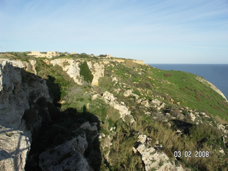 A9 cliffs facing north